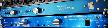 Audio Upgrades High Speed Microphone Preamp<br>
Forssell SMP-2b Discrete Class A JFET Microphone Preamplifier